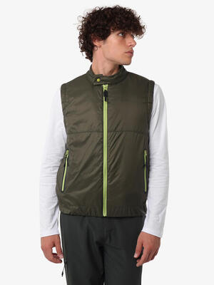 Blaugrüne Synthetik-Fitnessjacke für Herren