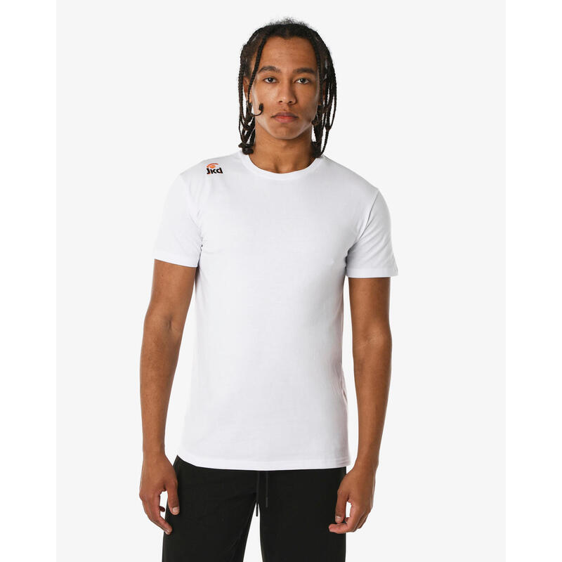 t-shirt de fitness blanc en coton pour hommes et femmes