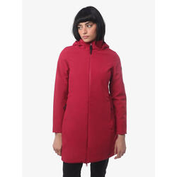 Veste rubis femme en matière synthétique pour le fitness