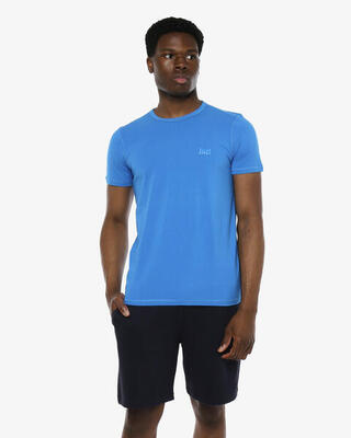 Wit katoenen fitness-t-shirt voor heren