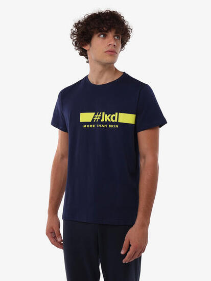 T-shirt océan homme en matière synthétique pour le fitness