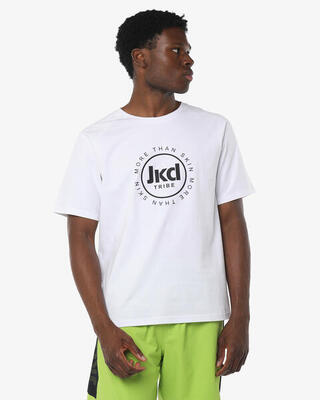 Zwart synthetisch fitness-t-shirt voor heren