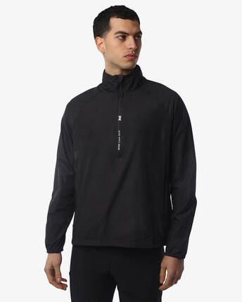 Sweat-shirt de fitness synthétique noir pour homme