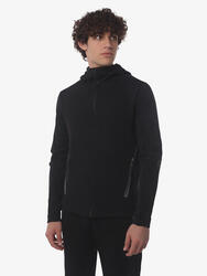 Sweat-shirt de fitness synthétique noir pour homme