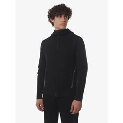 Sweat-shirt de fitness synthétique noir pour homme