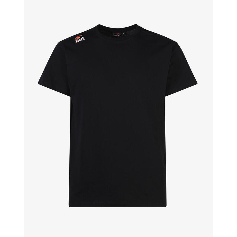 t-shirt de fitness en coton noir pour hommes et femmes