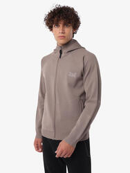 Sweat-shirt de fitness synthétique noir pour homme