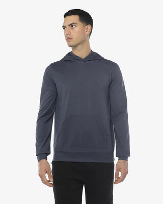 Hellgelbes Fitness-Sweatshirt aus Synthetik für Herren