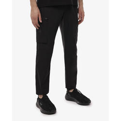 Pantalon de fitness synthétique noir pour homme