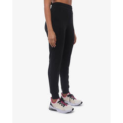 Pantalon de fitness synthétique noir pour femme