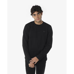 Sweat-shirt de fitness synthétique noir pour homme