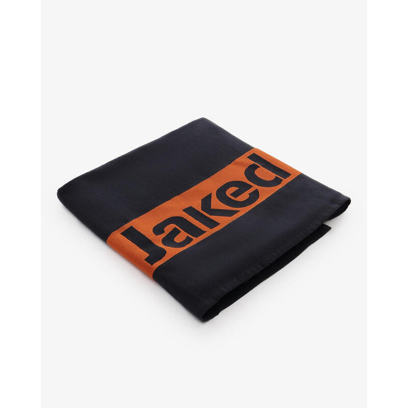 Serviette de fitness en coton bleu marine pour hommes et femmes