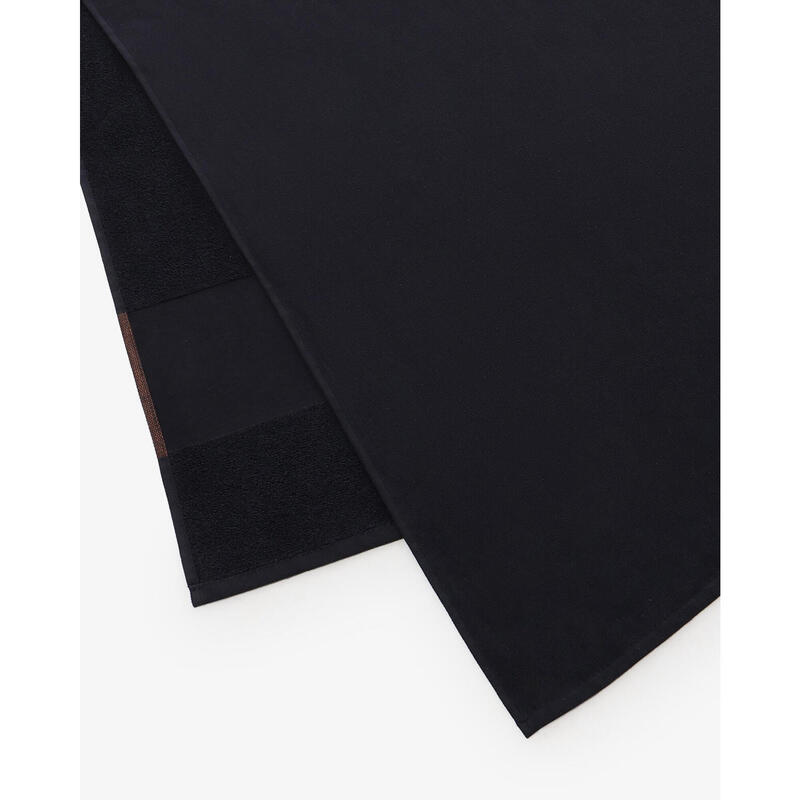 Serviette de fitness en coton bleu marine pour hommes et femmes
