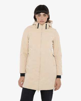 Damen-Fitnessjacke aus Synthetik in Militärgrün