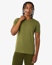 T-shirt de fitness en coton blanc pour homme