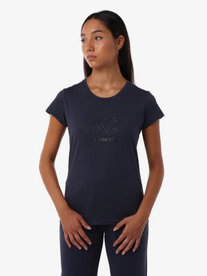 Terracotta fitness katoenen t-shirt voor dames