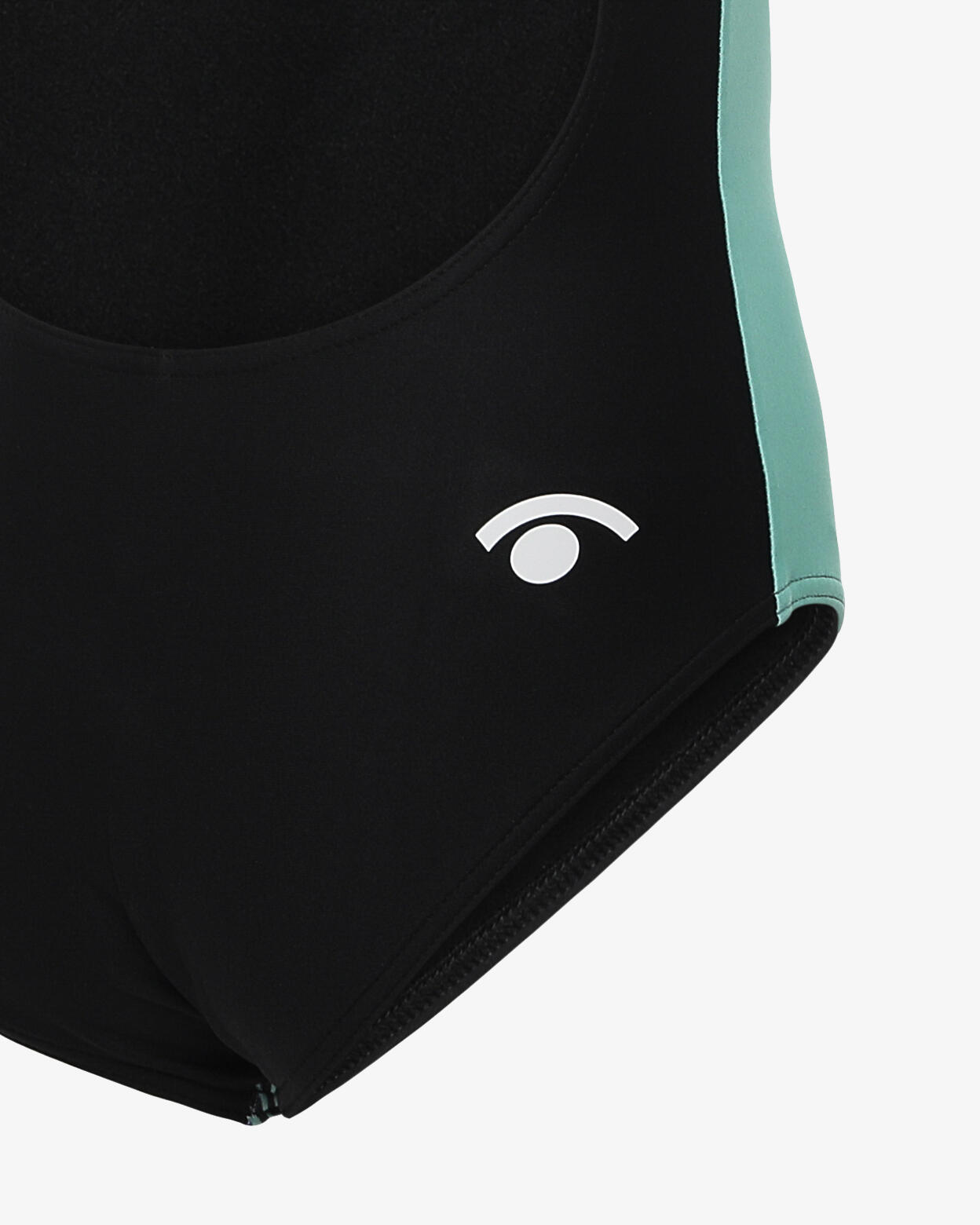 maillot de bain turquoise pour fille en matière synthétique pour la natation 4/4