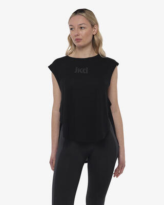 Papaya tanktop voor dames in synthetisch materiaal voor fitness