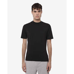 T-shirt de fitness synthétique noir pour homme
