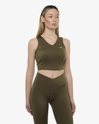 Frambozen synthetische fitness tanktop voor dames