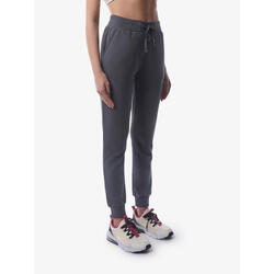 pantalon de fitness synthétique gris foncé pour femme