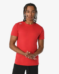 T-shirt de fitness en coton blanc pour homme et femme