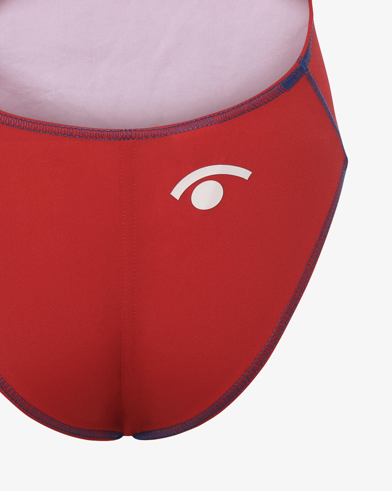 Traje de baño sintético rojo y azul para niñas 4/4