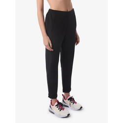 Pantalon de fitness synthétique noir pour femme