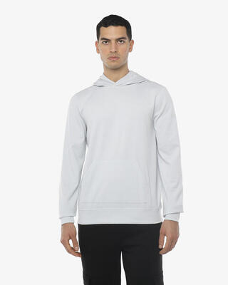 Hellgelbes Fitness-Sweatshirt aus Synthetik für Herren