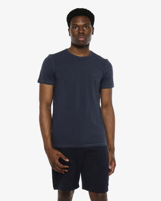 Wit katoenen fitness-t-shirt voor heren