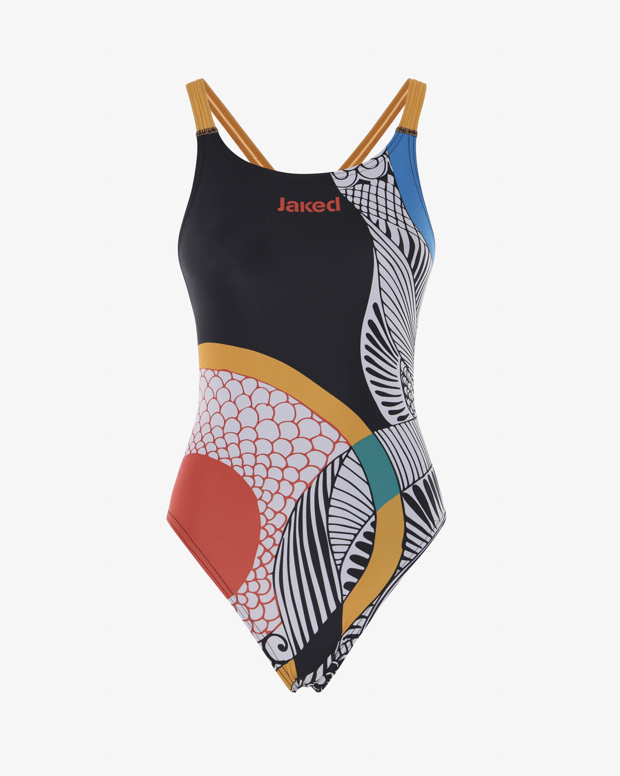 Traje de baño sintético negro para mujer 4/4