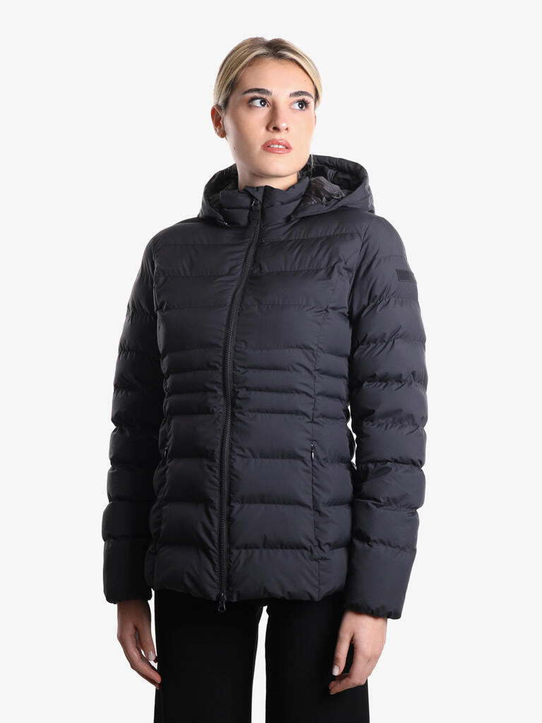 Chaqueta deportiva sintética negra para mujer JAKED Decathlon