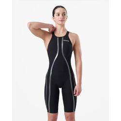 maillot de bain synthétique noir pour femme