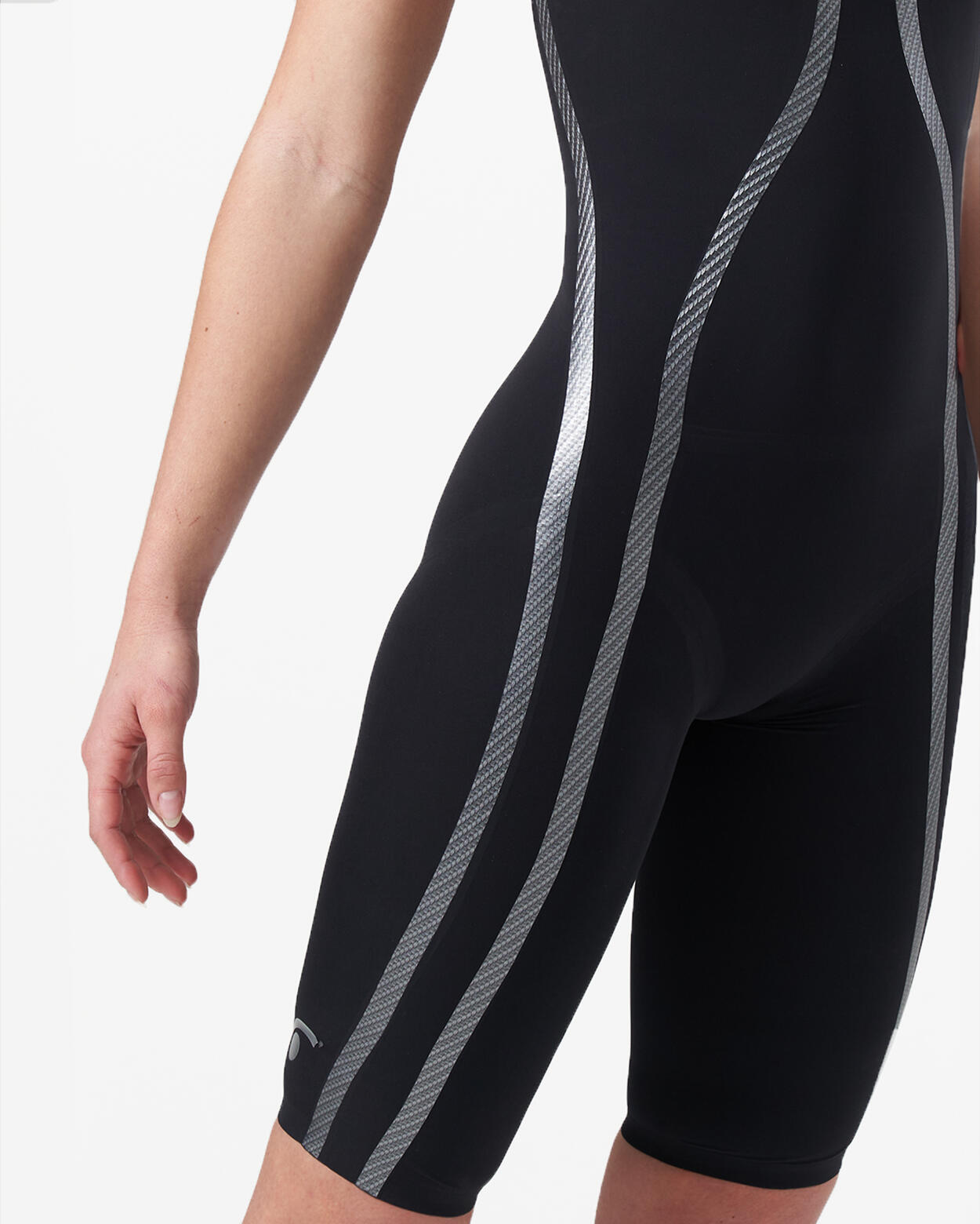maillot de baño sintético negro para mujer 3/5