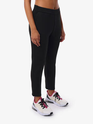 türkisfarbene Synthetik-Fitnesshose für Damen