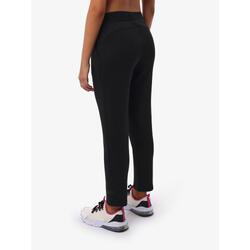 Pantalon de fitness synthétique noir pour femme