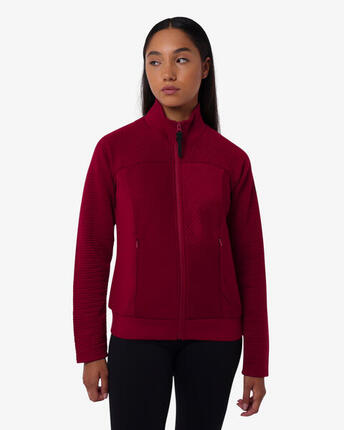 schwarzes Damen-Sweatshirt aus synthetischem Material für Fitness