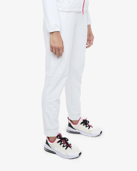 Schwarze Synthetik-Fitnesshose für Damen