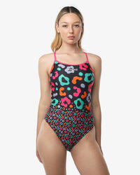 Maillots de bain synthétiques noirs et multicolores pour femmes