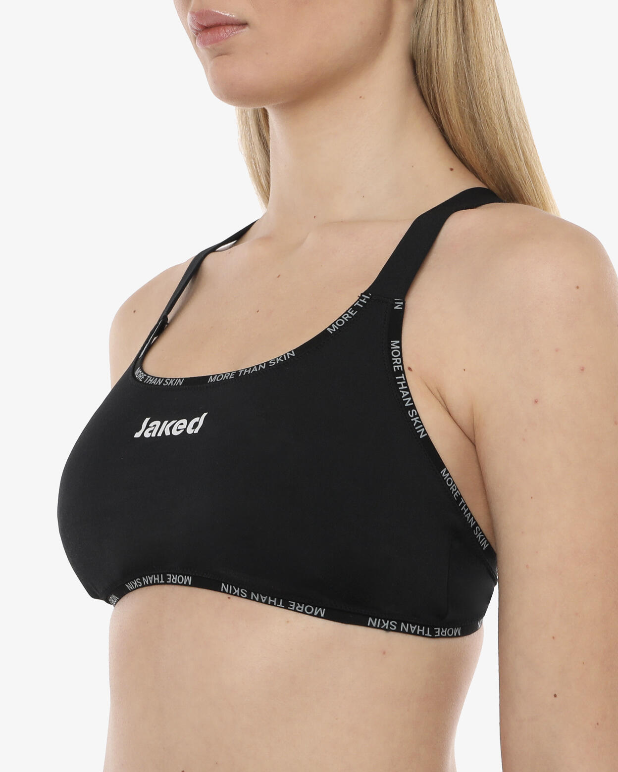 maillot de baño sintético negro para mujer 4/5