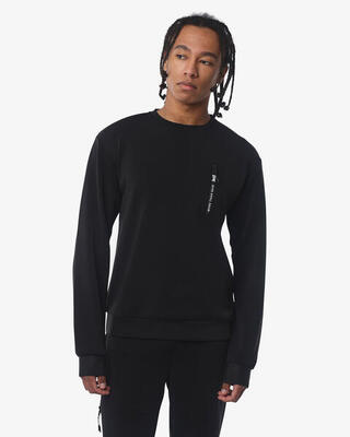 Grünes Fitness-Sweatshirt aus Synthetik für Herren