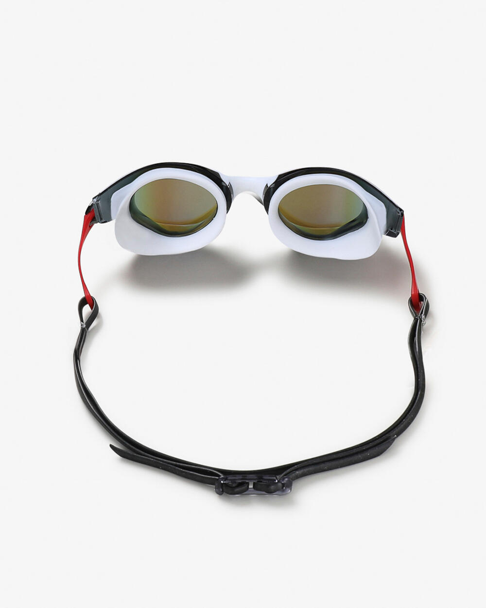 Gafas de natación sintéticas azules para hombre y mujer. 3/4