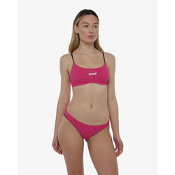 maillot de bain femme aigue-marine en matière synthétique pour la natation