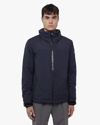 Synthetische Fitnessjacke für Herren in Blaugrün und Eis