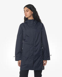 Veste de fitness synthétique bleu marine pour femme