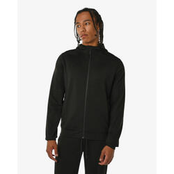 Sweat-shirt de fitness synthétique noir pour homme