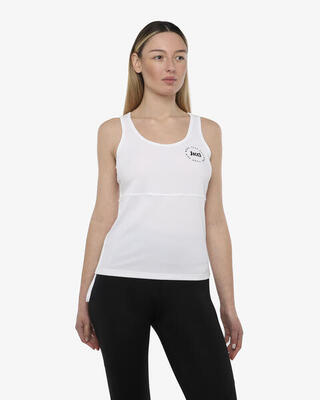 Zwarte synthetische fitness tanktop voor dames