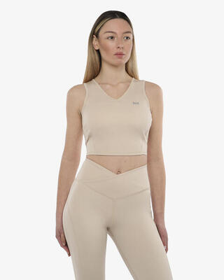 Frambozen synthetische fitness tanktop voor dames