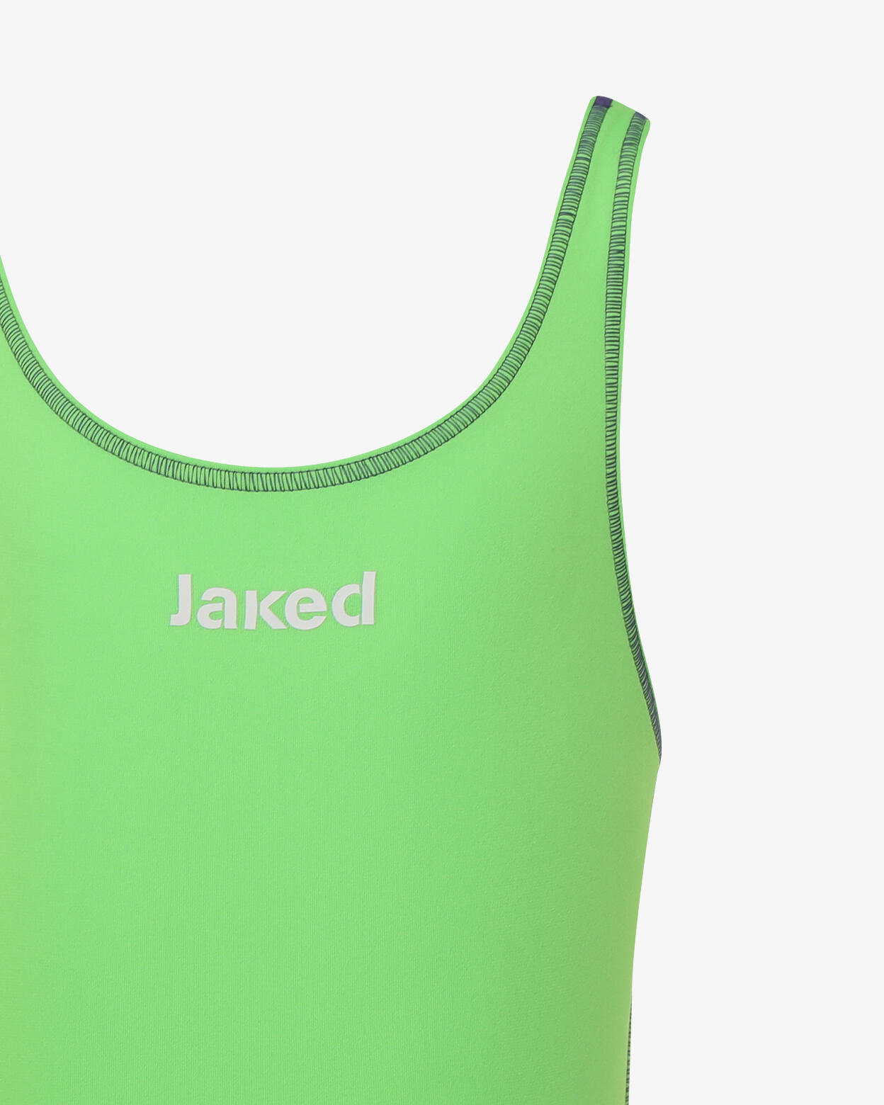 Maillot de baño sintético verde y violeta para niña 2/4