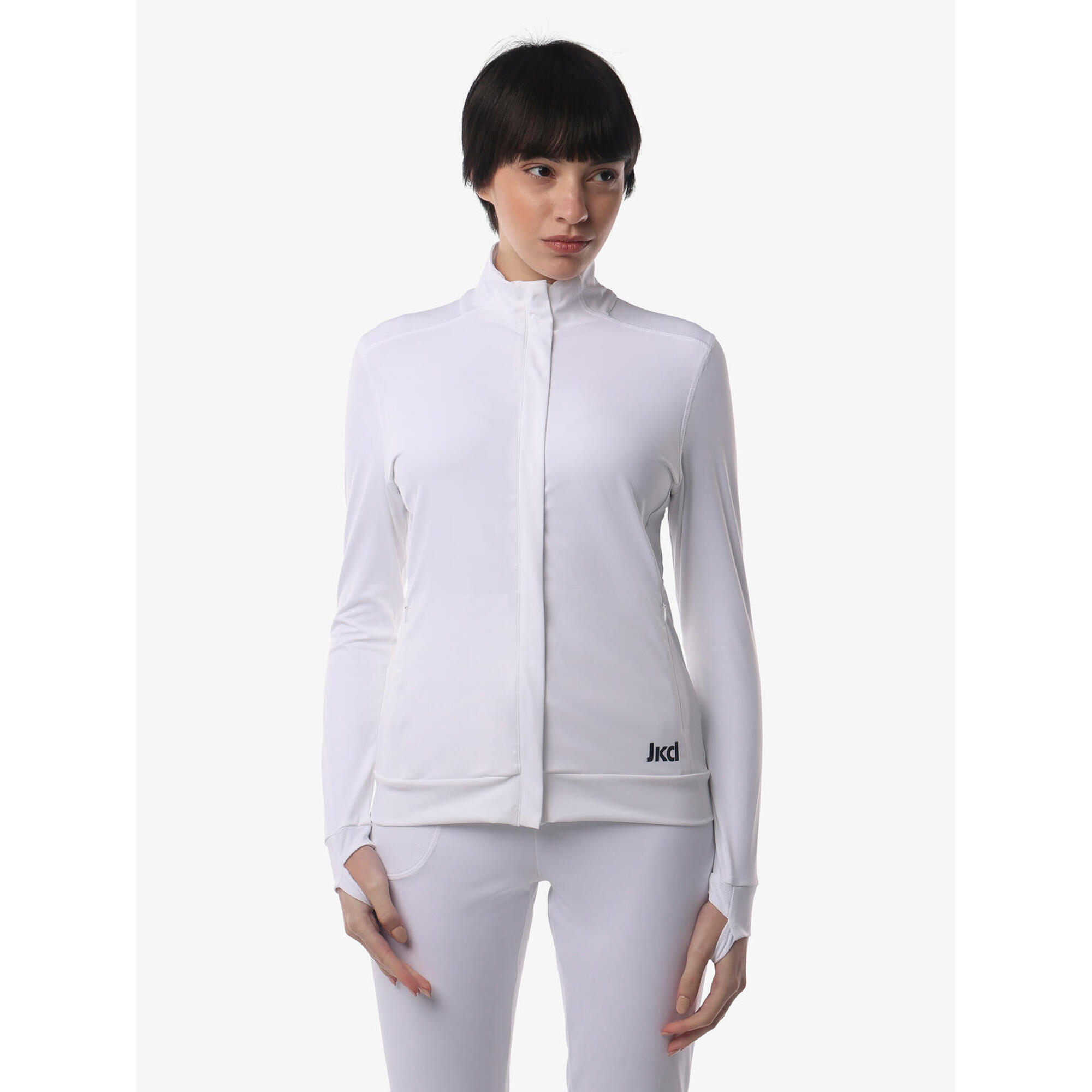 Jaked - Sweat-shirt Blanc Femme En Matière Synthétique Pour Le Fitness - Sweat-shirt - Blanc - 36 Xs - Decathlon